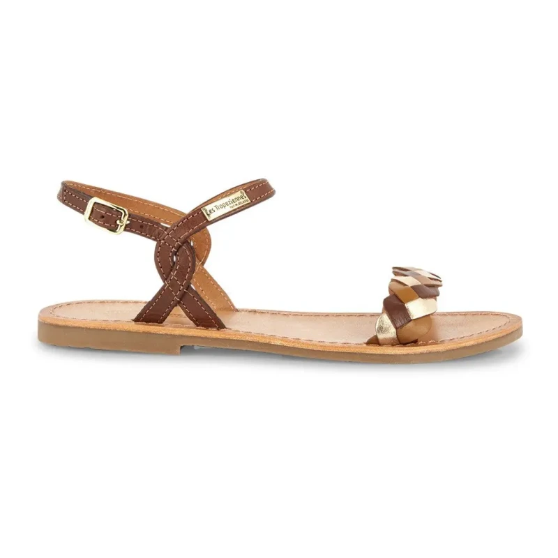 Image of Les Tropeziennes par M.Belarbi Womens sandals Les Tropeziennes par M.Belarbi Hortense Marron Female 37