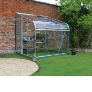 Image of BQ Metal 8x6 Toughened safety glass Lean To greenhouse