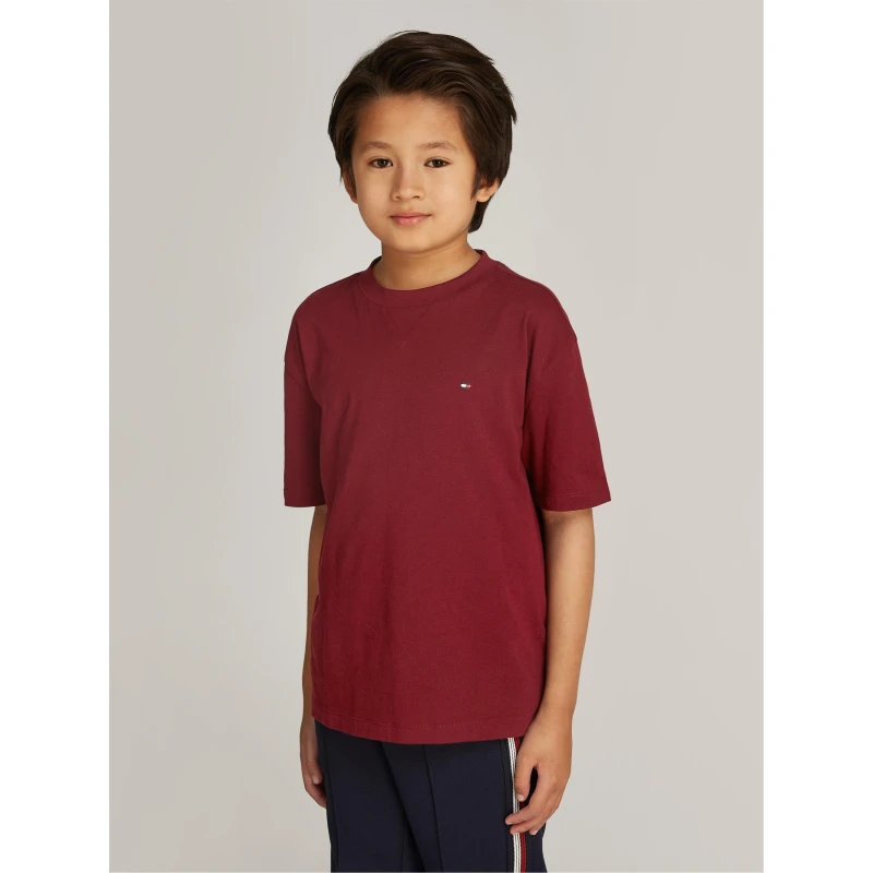 Image of Tommy Hilfiger Children's Original T Shirt Regular Fit T-Shirts 4Y Red 59112409135
