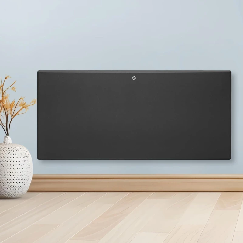 Image of PURUS 600W Electric Panel Heater Eco Radiator Grey Wall Mounted & Freestanding Thermostat Control & Setback Timer Lot 20 White