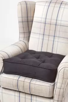 Image of Faux Suede Armchair Booster Cushion
