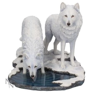 Image of Warriors of Winter Wolf Lisa Parker 35cm Statue
