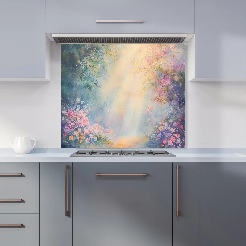 Image of Designer Kitchen Splashbacks Ava Sterling: 00005 Kitchen Splashback Size: 900mm x 750mm Multicolor Unisex 900mm x 750mm