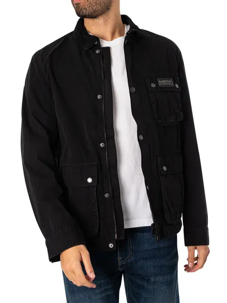 Image of Barbour International Barwell Casual Overshirt Black S