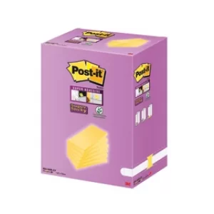 Image of Post-it Sticky Notes Yellow Tower 127 x 76mm (Pack of 16) 7100236614