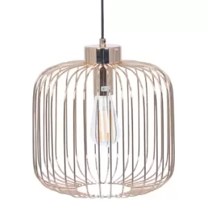 Image of Pacific Lifestyle Dania Wire Pendant Ceiling Light, Gold