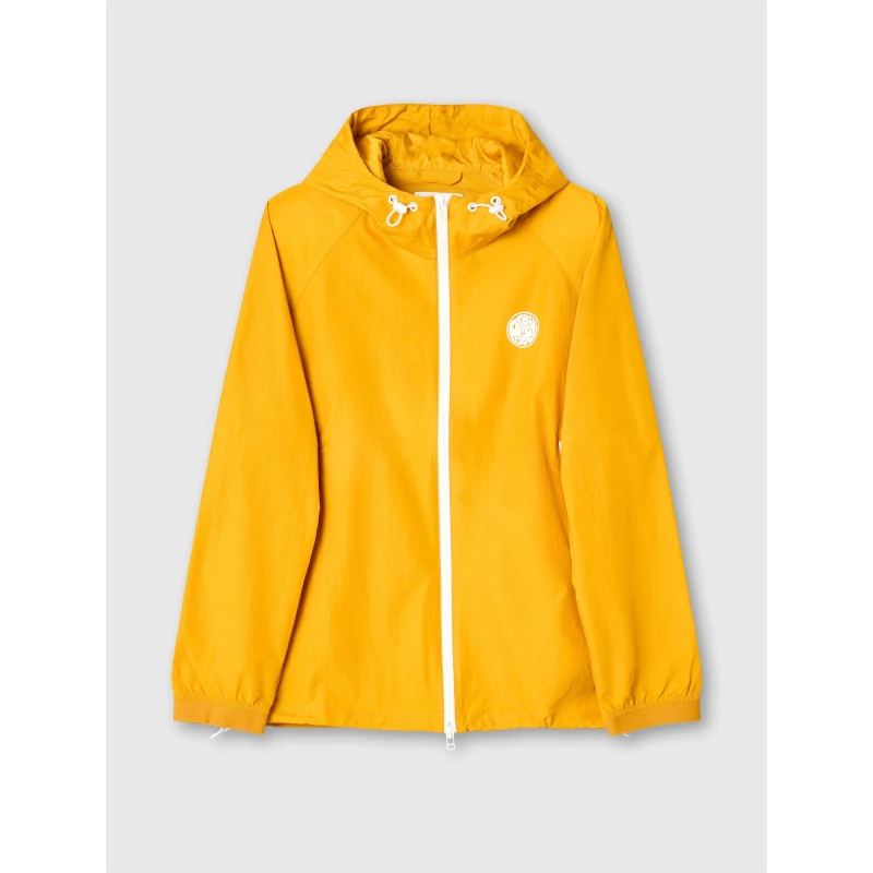 Image of Pretty Green Mens PG Denton Water-Resistant Rain Anorak Yellow male Small