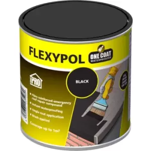 Image of Radmat Building Products - RoofPro Flexypol One Coat Roof Sealer (Black) 1L