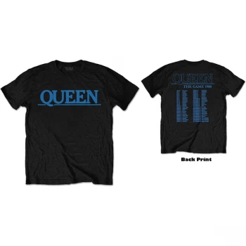 Image of Queen - The Game Tour Mens Small T-Shirt - Black