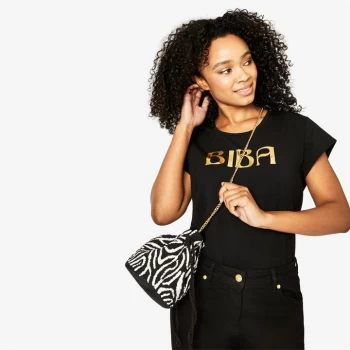 Image of Biba Embelishd Pouch Shoulder Bag - Mono