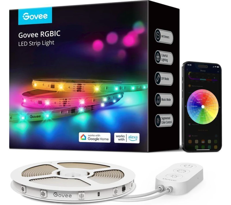 Image of GOVEE H618C RGBIC Smart Indoor LED Lightstrip - 10 m 6974316993513