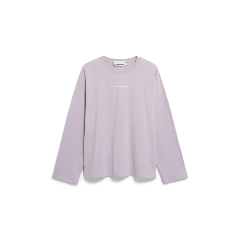 Image of ARMEDANGELS Womens long sleeve T-Shirt Armedangels Fietaa Difference Violet Female M