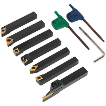Image of Sealey 7 Piece Indexable 10mm Turning Tool Set
