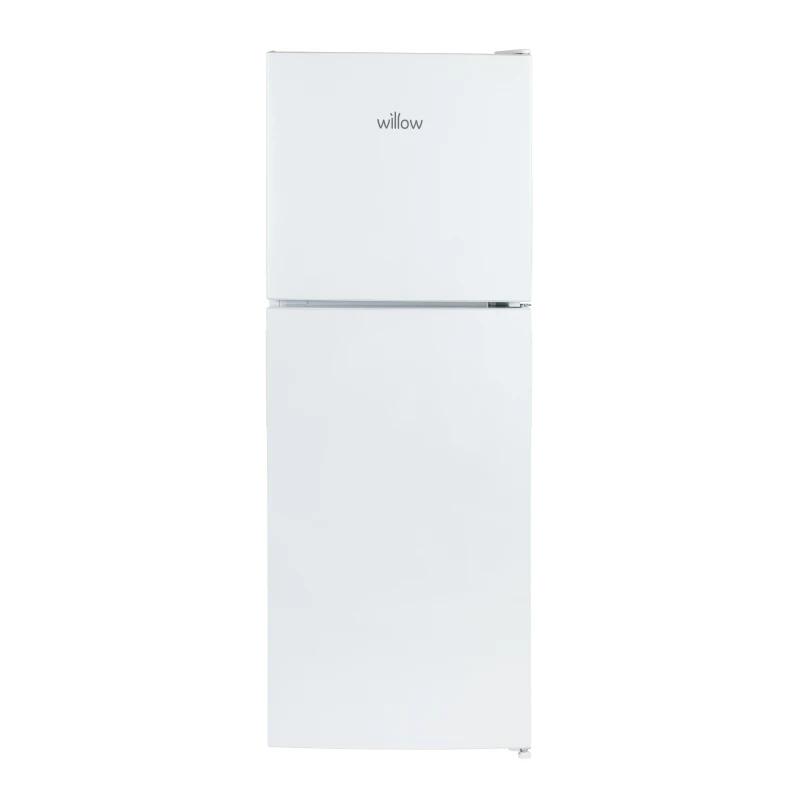 Image of Willow White Small Fridge Freezer 138L with Adjustable Thermostat White Unisex