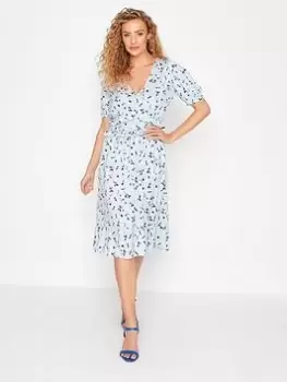 Image of Long Tall Sally Baby Blue Frilly Dress, Blue, Size 12, Women