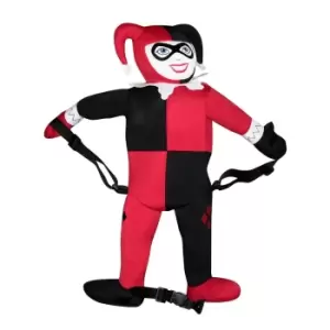 Image of Harley Quinn Back Buddy Backpack (One Size) (Red/Black/White)