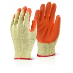 Image of Beeswift Economy Grip Glove Orange M Box of 10 EC8NORM