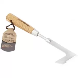 Image of Draper Heritage Stainless Steel Hand Patio Weeder With Ash Handle