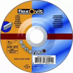 Image of FLEXOVIT Grinding Disc - Depressed Centre -125mm x 6.5mm 66252920448