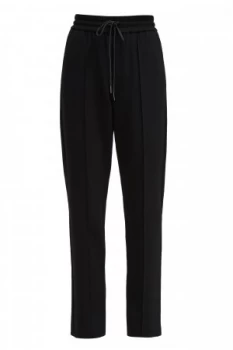 Image of French Connection Whisper Ruth Tie Waist Trousers Black
