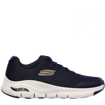 Image of Skechers Arch Fit Mens Trainers - Navy