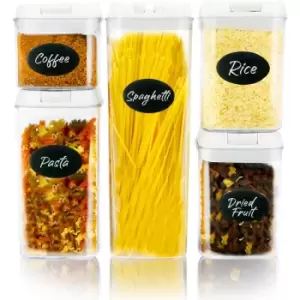 Image of Maison&white - Airtight Food Containers - Set of 5 M&W - Multi