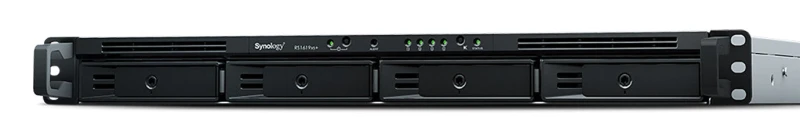 Image of Synology Synology RackStation RS1619XS+ NAS Rack (1U) Intel Xeon D D-1527 8GB DDR4 64 TB HDD DiskStation Manager Aluminium, Black RS1619XS+/64TB-HA