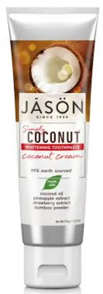 Image of Jason Coconut Cream Whitening Toothpaste 119g