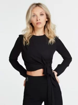 Image of Guess Marciano Crop Top With Knot