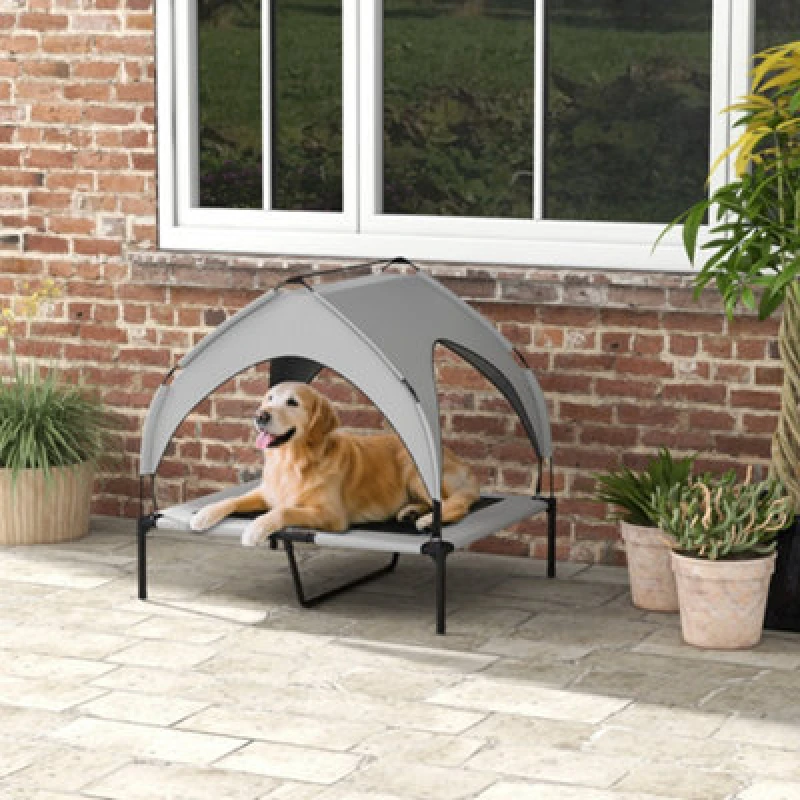 Image of PawHut Pawhut - Cooling Raised Dog Bed w/ Breathable Mesh 5056725507121