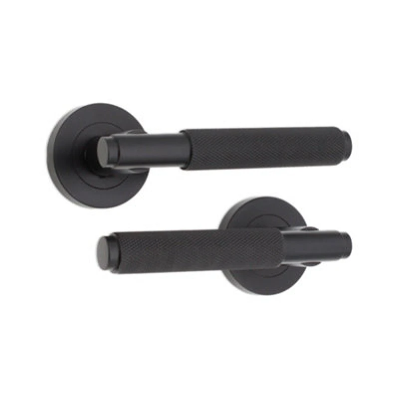 Image of Spira Brass Connaught Lever On Rose Matt Black