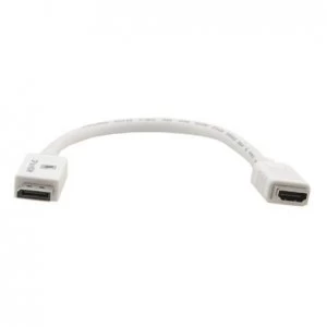 Image of Kramer Electronics DP - HDMI 0.3m DisplayPort White