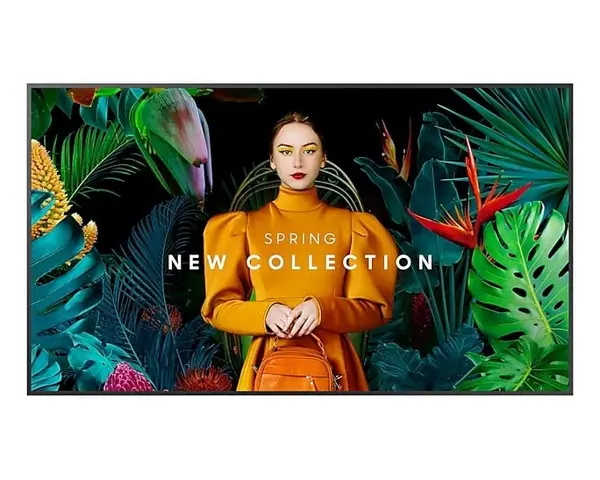 Image of Samsung LH65QHCEBGCXEN Signage Display Digital signage flat panel 165.1cm (65") LCD WiFi 700 cd/m 4K Ultra HD Black Tizen 24/7 LH65QHCE