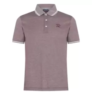 Image of Paul And Shark Cotton Polo Shirt - Red