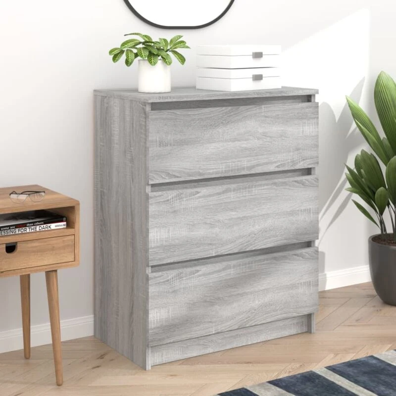 Image of VIDAXL Sideboard Grey Sonoma 60x35x76cm Engineered Wood Vidaxl 8720286954492