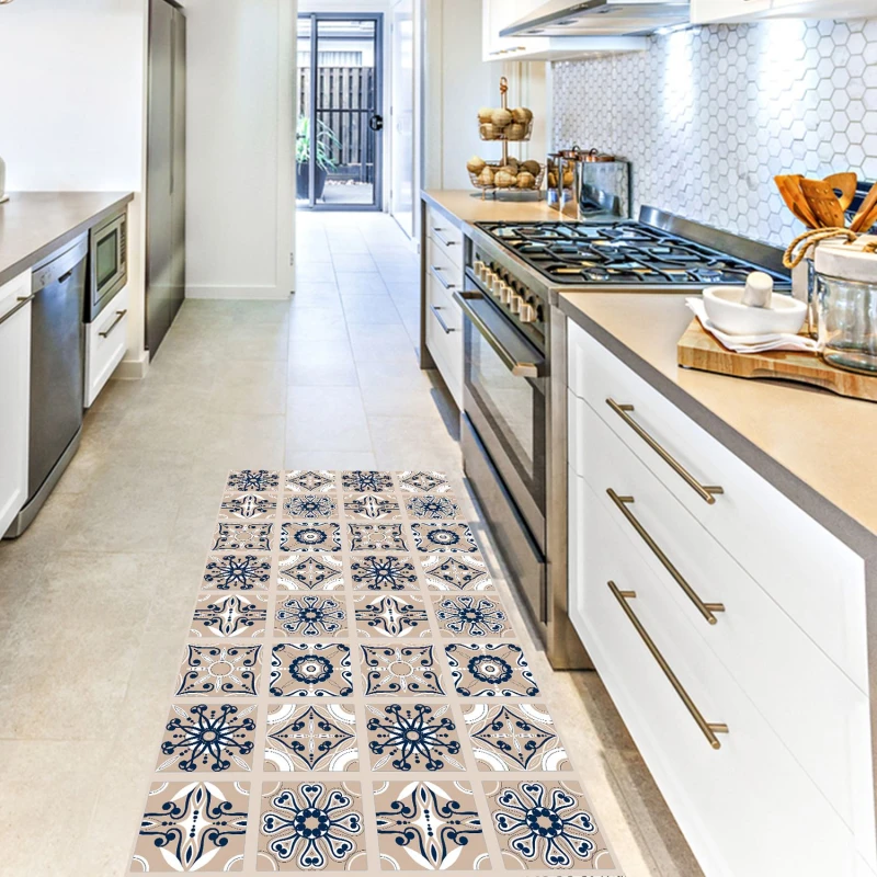 Image of Artsy Mats Skiathos Vinyl Floor Mat Multi