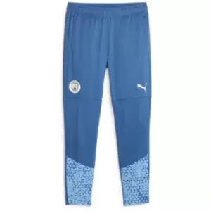 Image of Puma Manchester City Training Bottoms 2023 2024 Adults - Blue