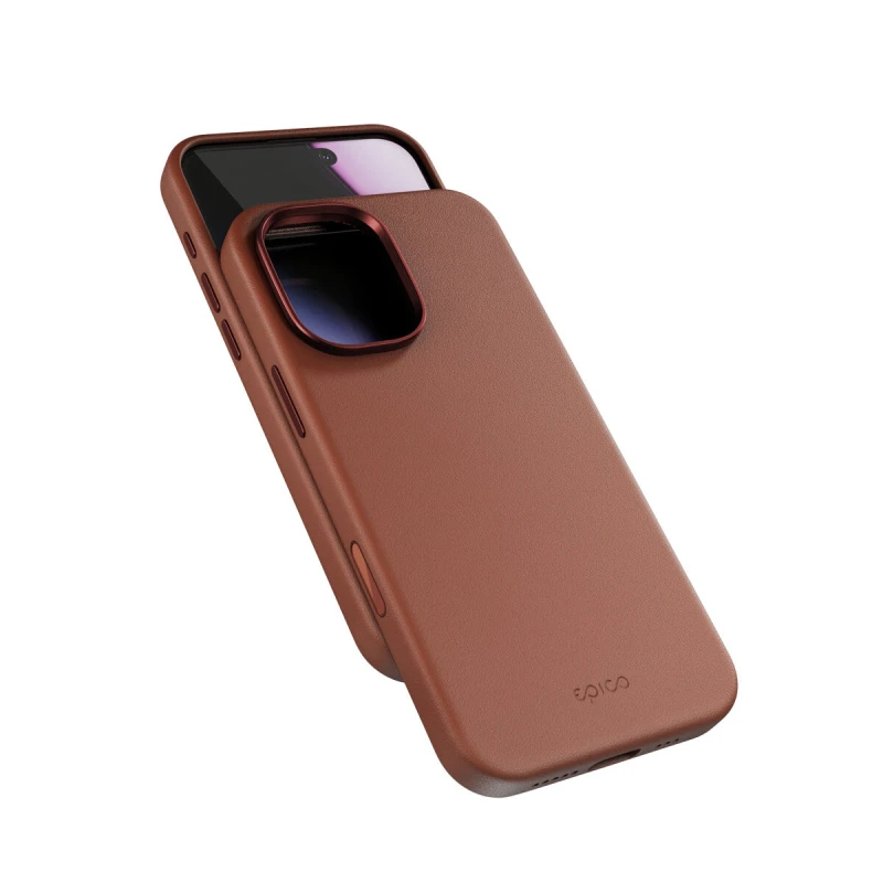 Image of Epico Epico Mag+ Leather Case iPhone 17 - brown 93910131700001