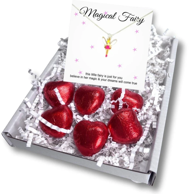 Image of Aye Do Gifts Magical Fairy Girls Necklace Mini Gift Hamper 300 White unisex Gift Set