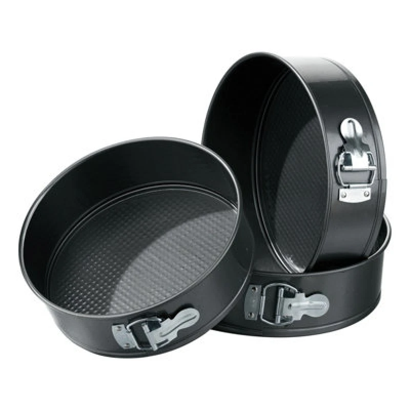 Image of Premier Housewares Mari 3Pc Non Stick Spring Form Cake Tin Set Black