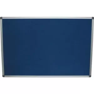Image of Felt Notice Board 1200X900MM Red Aluminium Trim