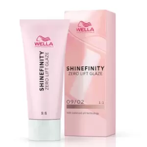 Image of Wella Professionals Shinefinity Zero Lift Glaze - 09/02 Natural Soft Sage 60ml