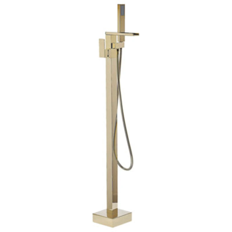 Image of Beliani Freestanding Bathtub Faucet Boyoma Gold