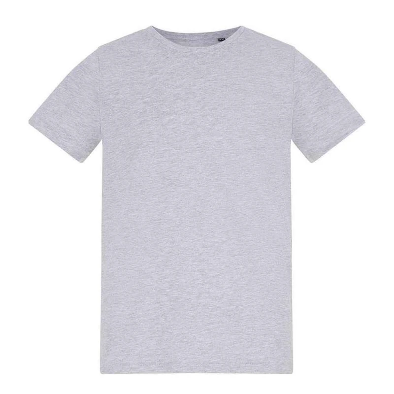 Image of AWDis Plain Heather T-Shirt in Grey Size: 12-13 Years Grey Unisex 12-13 Years