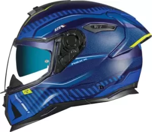 Image of Nexx SX.100R Skidder, blue-yellow Size M blue-yellow, Size M