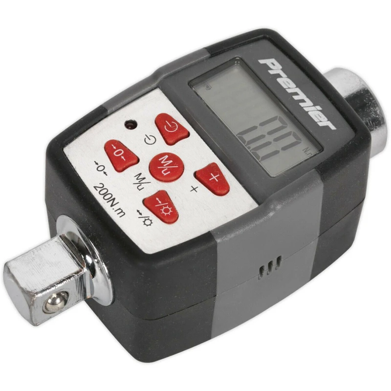 Image of Loops Digital Torque Adaptor - 1/2" Sq Drive - Angle Function - 20 to 200 Nm Range Multi