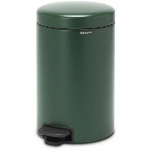Image of Brabantia New Icon 12 Litre Pedal Bin - Pine Green