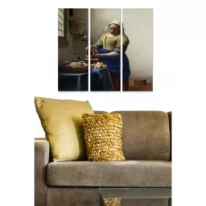 Image of MDF411416362 Multicolor Decorative MDF Painting (3 Pieces)