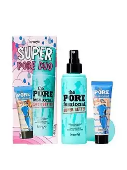 Image of Benefit Super Pore Duo Porefessional Primer & Setting Spray Kit, One Colour, Women
