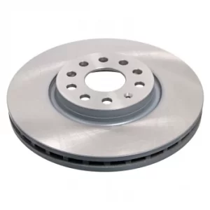 Image of Pair of Brake Discs 43929 by Febi Bilstein Front Axle